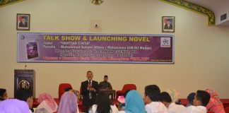 Talk Show dan Launching Novel, “Ikhtiar Cinta”, Mahasiswa FDK