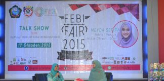 FEBI Fair Undang Meyda Sefira Dipuncak Acara
