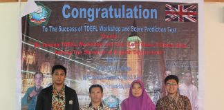 Wadek III FITK: TOEFL Menambah Kompetensi Mahasiswa Jurusan