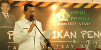 Plt. Gubsu Hadiri Pelantikan Hipmi Peduli Sumut