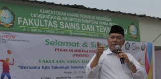Fakultas Saintek Tingkatkan Potensi Mahasiswa Lewat Porseni