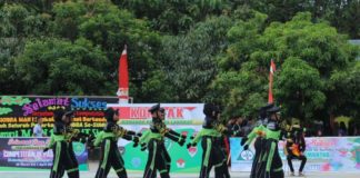 MAN 1 Stabat Laksanakan Competition of Paskibra se-Sumut