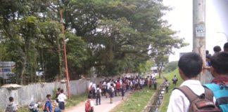 Puluhan Siswa SMP Ricuh di Depan UIN SU