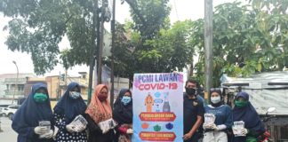 Jaga Kesehatan dari Covid-19, PCMI Sumut Bagikan 1000 Masker