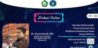 HMJ Ikom Diskusikan Strategi Pembelajaran Daring