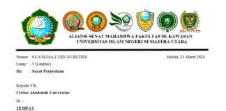 Birokrat Tak Cepat Tanggap, Aliansi Semaf Se-UIN SU Ambil Sikap