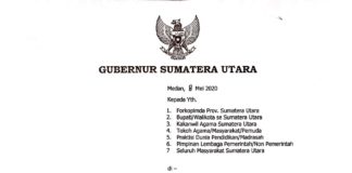 Gubernur Imbau Masyarakat Sumut Laksanakan Doa Serentak