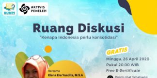Rumpi Sumut Gelar Ruang Diskusi: ‘Indonesia Perlu Konsolidasi’