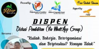Adakan Diskusi Pendidikan, Hibar Ajarkan Cara Manajemen Waktu