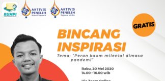 RUMPI Adakan Diskusi Daring Peran Milenial Selama Pandemi