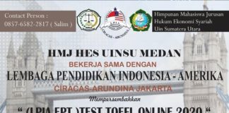 Adakan Tes TOEFL Daring, HMJ HES: Sistem Tes Mirip CAT CPNS