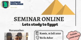 Komunitas Dakwah Muslimah Gelar Seminar ‘Lets Study To Egypt’