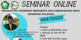 KKN-DR 136 Sukseskan Seminar Moderasi Beragama