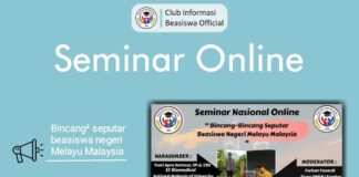 CIB Sumbar Adakan Seminar Daring Beasiswa Kuliah Di Malaysia