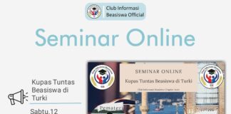 Kupas Beasiswa di Turki, CIB Aceh Adakan Seminar Daring