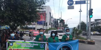 HMJ Ikom Gelar Kegiatan Berbagi Masker