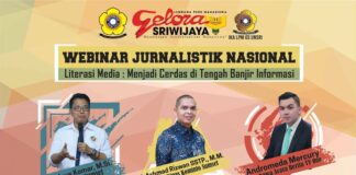 LPM GS Unsri Gelar Webinar Jurnalistik Nasional