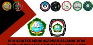 HMJ, Sema-F dan Dema-F Saintek Resmi Terpilih