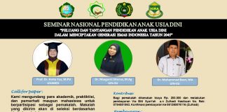 Jurusan PIAUD Langsungkan Seminar Nasional Pendidikan Secara Daring