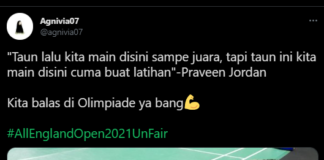 Tagar #AllEngland2021Unfair Trending, BWF Banjir Hujatan dan Kecaman
