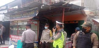 Polsek Medan Helvetia Lakukan Imbauan Prokes