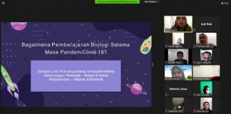 Bahas Pembelajaran Selama Pandemi, HMP Tadris Biologi Gelar Webinar