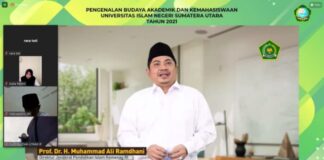 Hadiri PBAK UIN Sumut 2021, Ini Harapan Kemenag RI