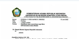 Dituding Lakukan Plagiat Logo Baru, UIN SU Bantah Lewat Surat Klarifikasi