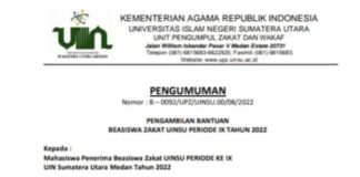 Panitia Luluskan 794 Mahasiswa Penerima Beasiswa UPZ Tahap IX