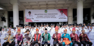 Wali Kota Medan Resmi Lantik Pejabat Eselon IV