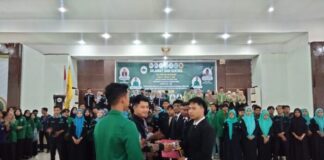 FEBI UIN SU Adakan Pelantikan Ormawa Intra Fakultas