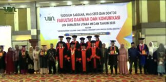 FDK UIN SU Gelar Yudisium Sarjana, Magister, dan Doktor