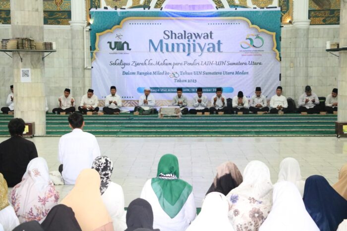 Peringati Milad ke-50 Tahun, UIN SU Bacakan Selawat Munjiyat