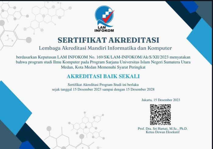 Selamat! Prodi Ilmu Komputer Raih Akreditasi Baik Sekali dari LAM INFOKOM