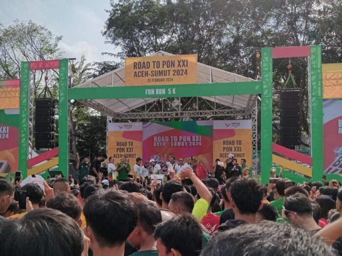 Pemprovsu Adakan Fun Run Sekaligus Hitungan Mundur PON XXI