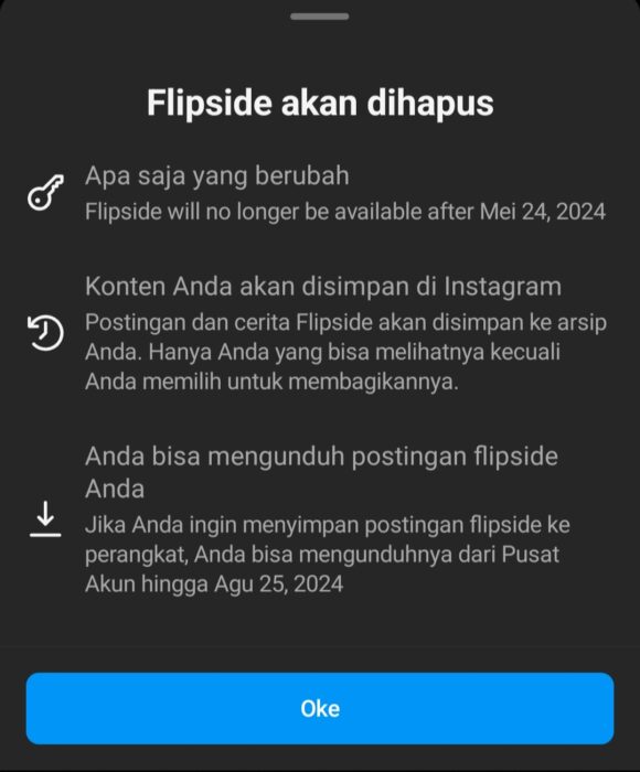 Baru Seumur Jagung, Fitur Flipside Instagram akan Dihapus Mulai Bulan Depan