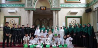 Jelang Pelantikan Kepengurusan, LPM Dinamika UIN SU Adakan Santunan