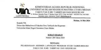 AL Prodi TBIO, Pengguna Gedung SBSN FITK Kembali Laksanakan Kuliah Daring