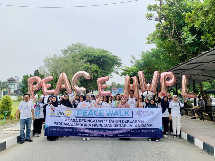 Kolaborasi Antaruniversitas, UIN SU Langsungkan Peace Walk