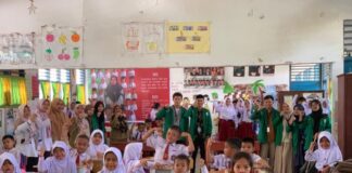 Ajarkan Moderasi Beragama, KKN 52 UIN SU Adakan Nobar Animasi Nussa dan Rara