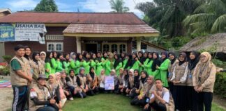 Cegah Diabetes, KKN 184 UIN SU Adakan Sosialisasi dan Senam Lansia
