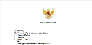 SE Pemprovsu Penutupan Tempat Hiburan di Sumut, Tuai Tanggapan Mahasiswa