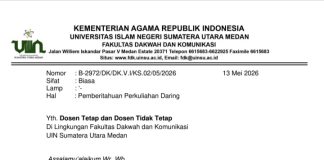 Asesmen Lapangan, Prodi KPI Langsungkan Perkuliahan Daring
