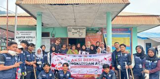 Sinergi KKN UIN SU dan PT TSI Wujudkan Lingkungan Asri di Desa Daulu