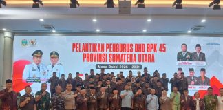 Wajah Baru, Sinergi Baru! Pengurus DHD 45 Sumut Resmi Dilantik