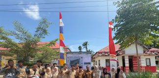 Kelompok KKN UIN SU Resmikan Plang Desa, Perkuat Identitas Wilayah